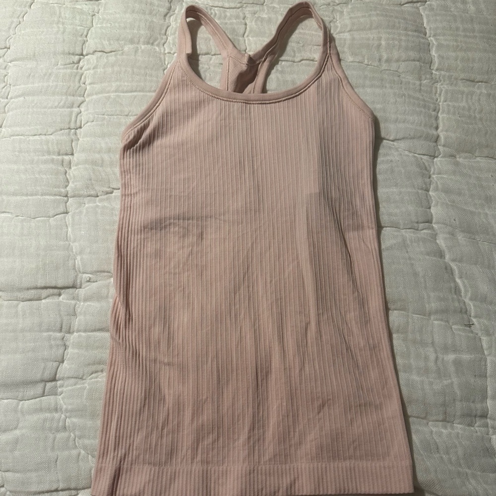 Iight pink ebb to street tank top